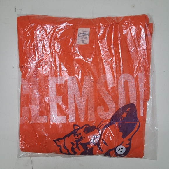 New Old Stock Chubbies Clemson University Tigers Pocket Tee Shirt Size XL - Picture 5 of 5